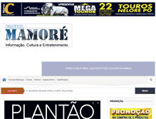 Tablet Screenshot of portalmamore.com.br